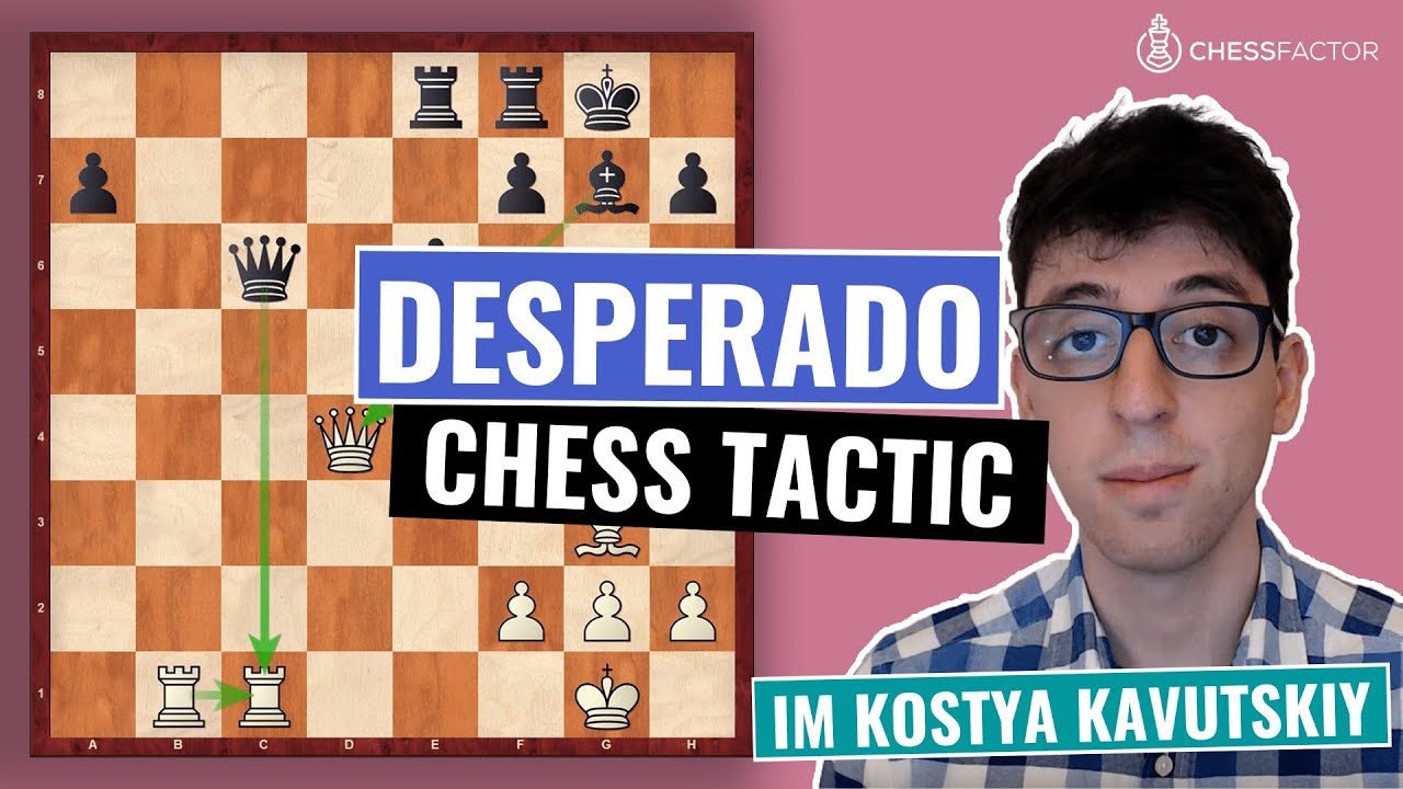 What is the Desperado Tactic in Chess | Chess Tactics