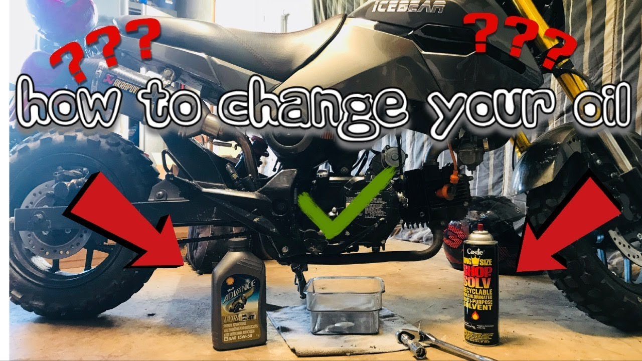 How to change your oil (GROM CLONE)
