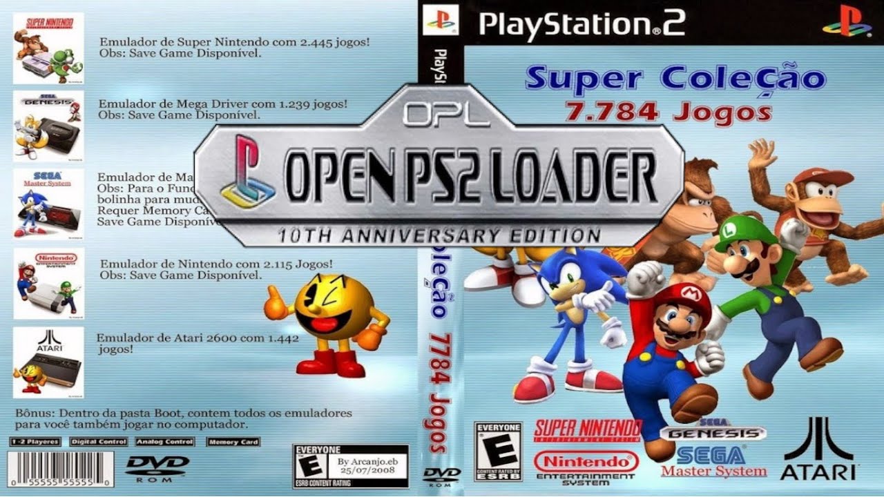 Super Coleção 7784 Para OPL Link Na Descrição
