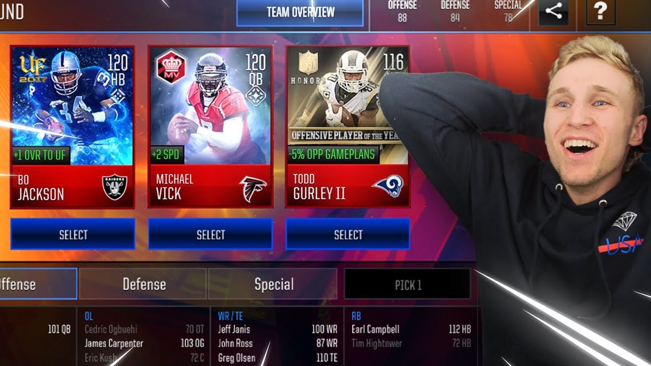MADDEN MOBILE DRAFT CHAMPIONS!