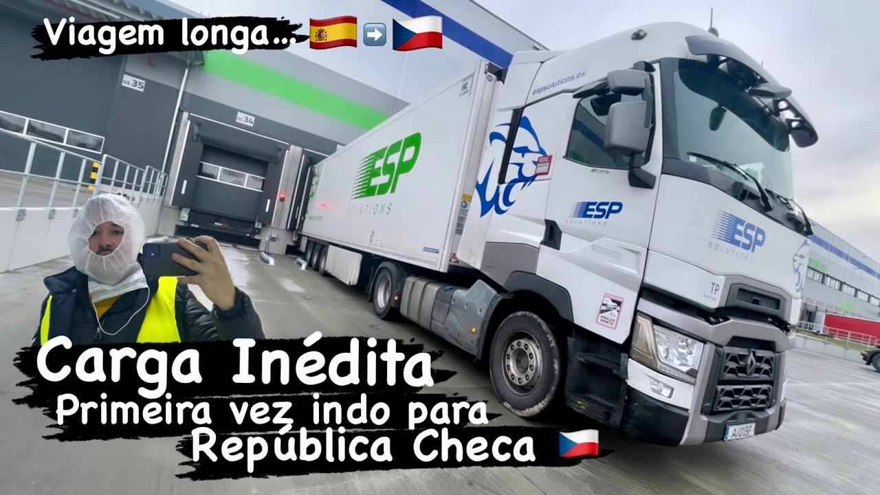 Carregando na Espanha para República Checa 🇨🇿 - Carga Inédita- Parte 1