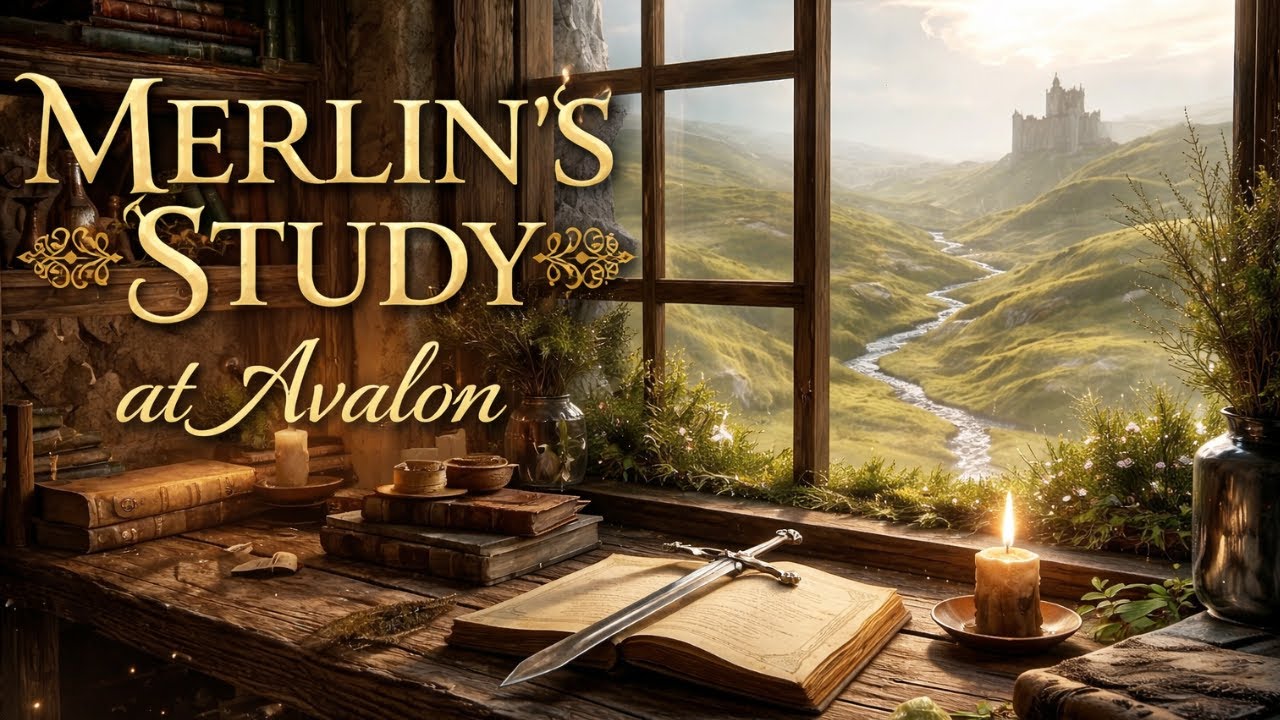Merlin&rsquo;s Study at Avalon | Celtic Medieval Ambience & Original Music