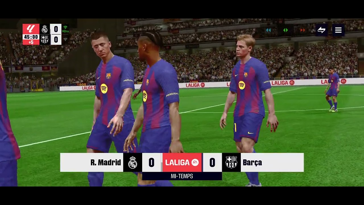 Jeu Real vs Barca