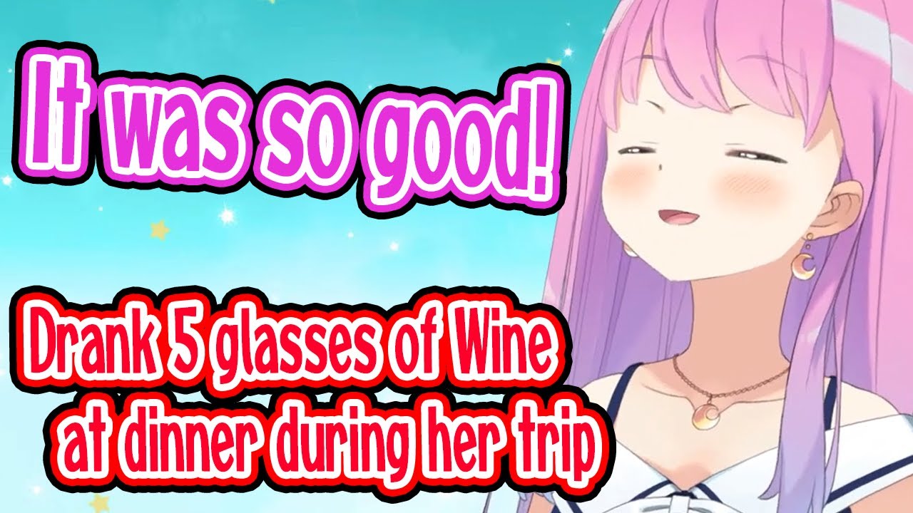 Princess Luna found tasty sparkling wine during her Hokkaido trip 【Hololive/Jun 18, 2023/Eng sub】