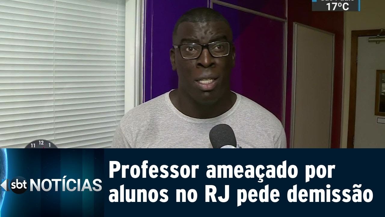 Professor pede demissão após ser agredido e humilhado por alunos | SBT Notícias (21/09/18)