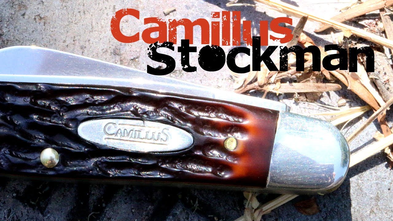 Camillus Stockman Pocket Knife Via Led8541