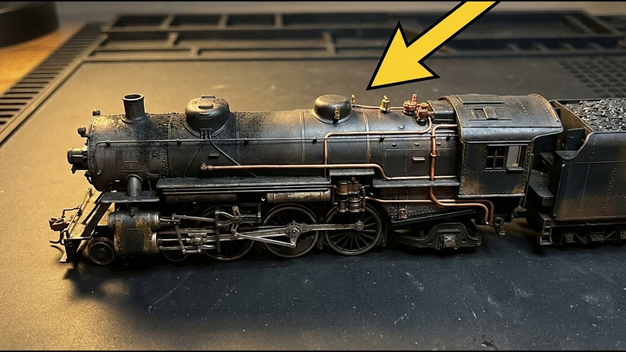 POV ASMR Restoration | Steam Locomotive – Coal Dust & Copper Revival