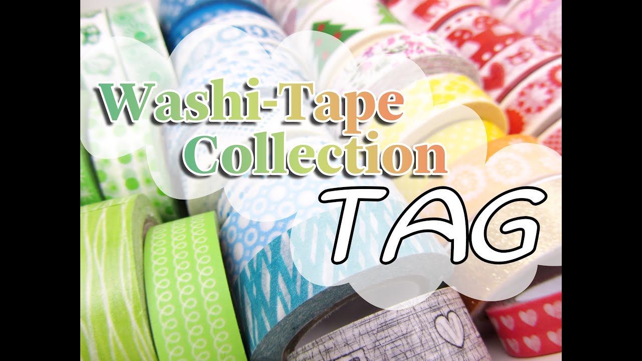 [TAG | VLOG] Washi-Tape Collection TAG
