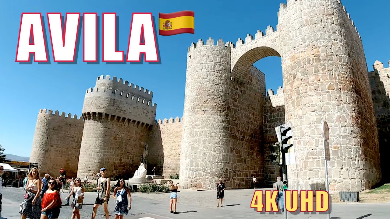 Spain’s Medieval Walled City: Ávila Walking Tour [4K] 🇪🇸