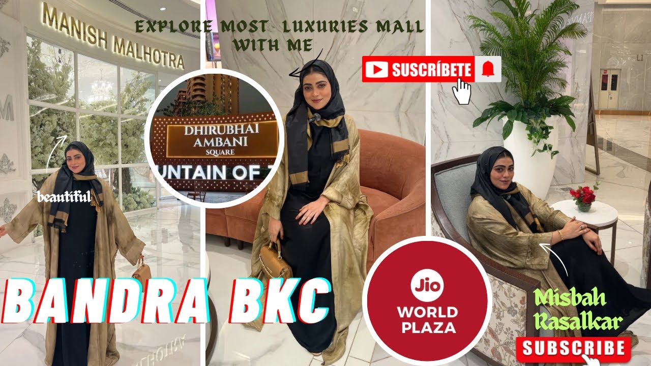 Jio world plaza | BKC | Ambani’s Mall Explore 😍| misbah rasalkar daily vlogs | misbah rasalkar | 