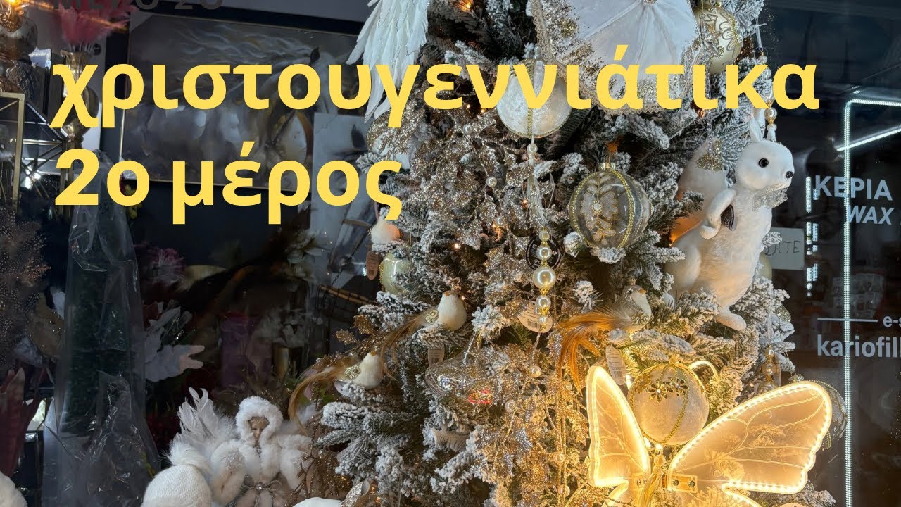 21 Οκτωβρίου 2025 χριστουγεννιάτικα μέρος δεύτερο !