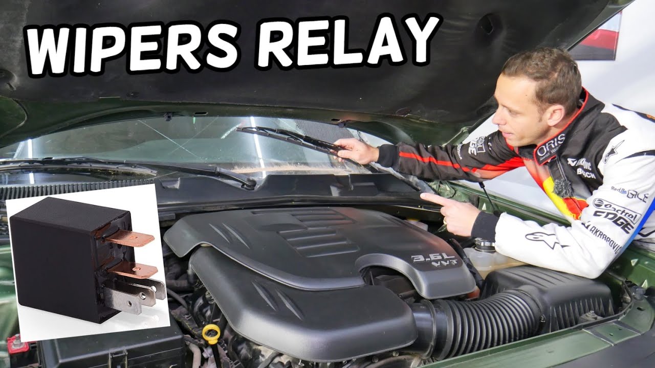 DODGE CHARGER WINDSHIELD WIPERS RELAY LOCATION REPLACEMENT, WIPERS NOT WORKING