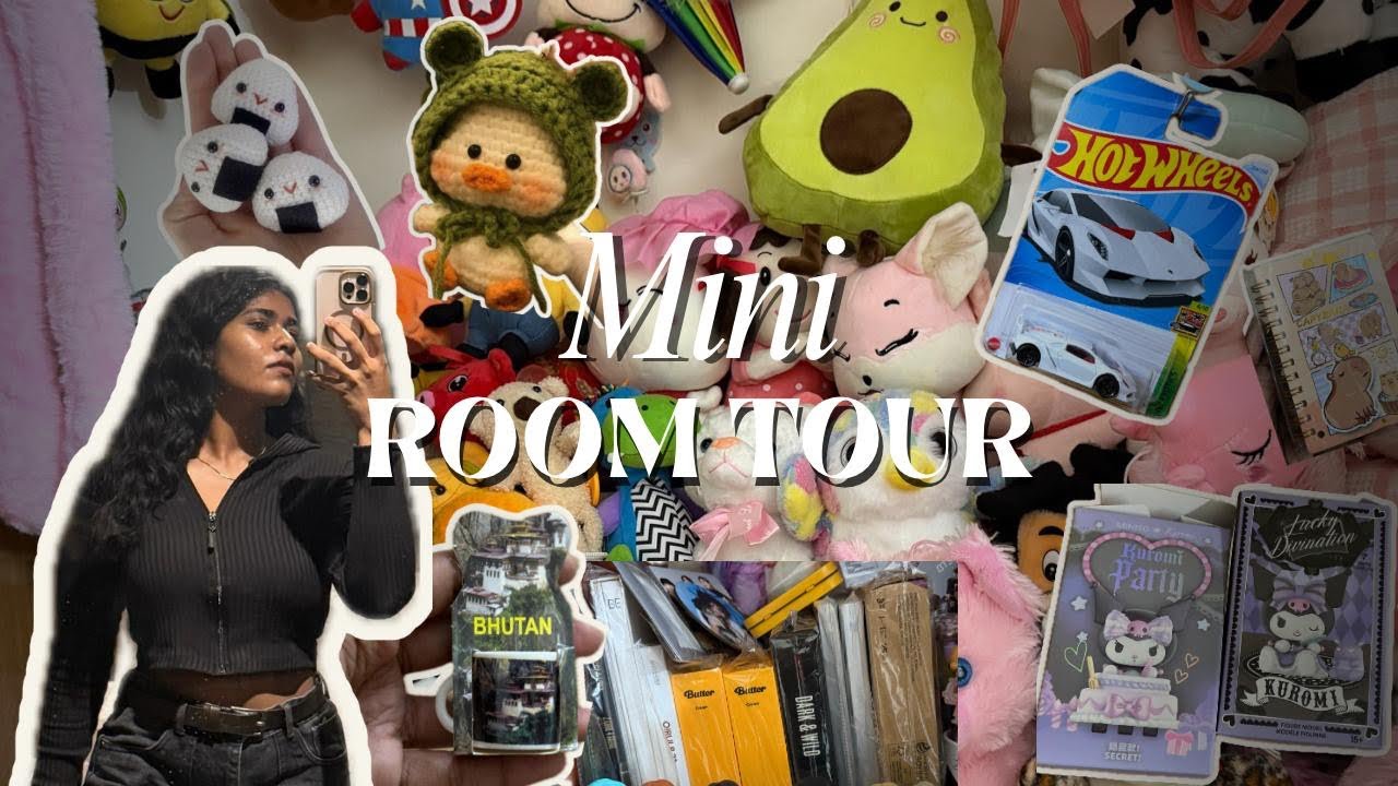 My Mini room tour vlog/ cute collections 🤍 