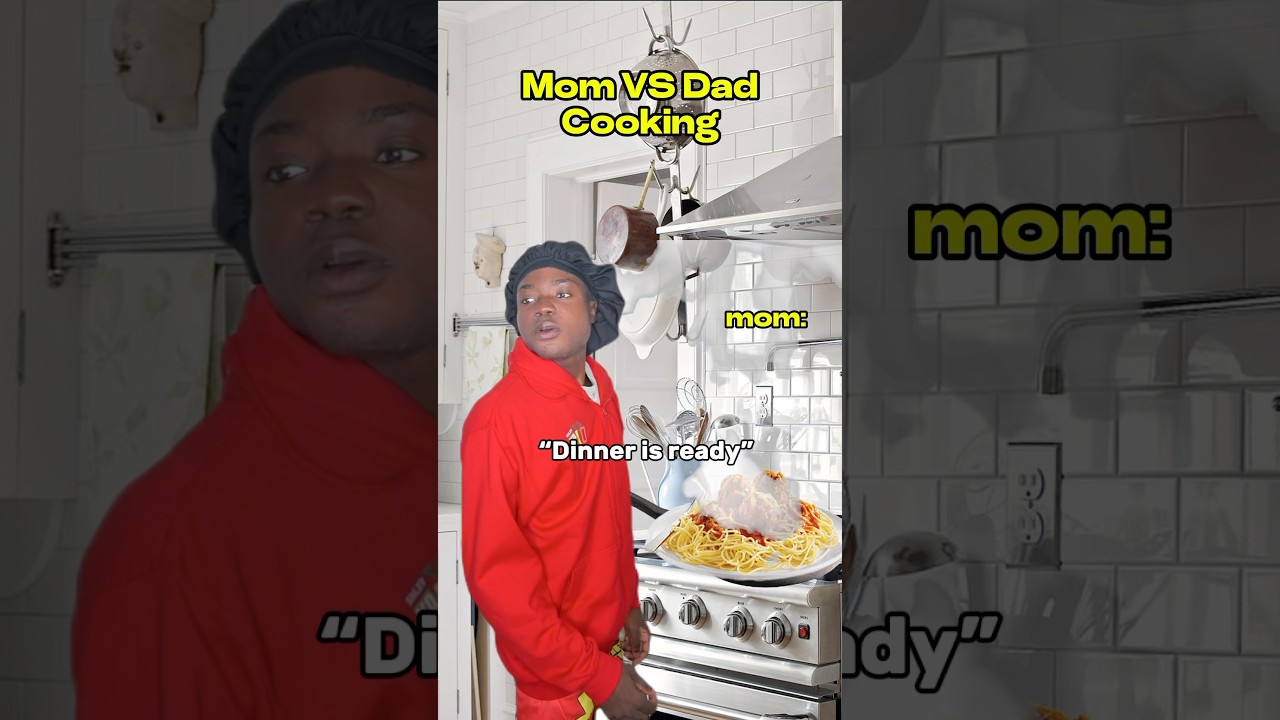 Moms VS dad cooking 😂