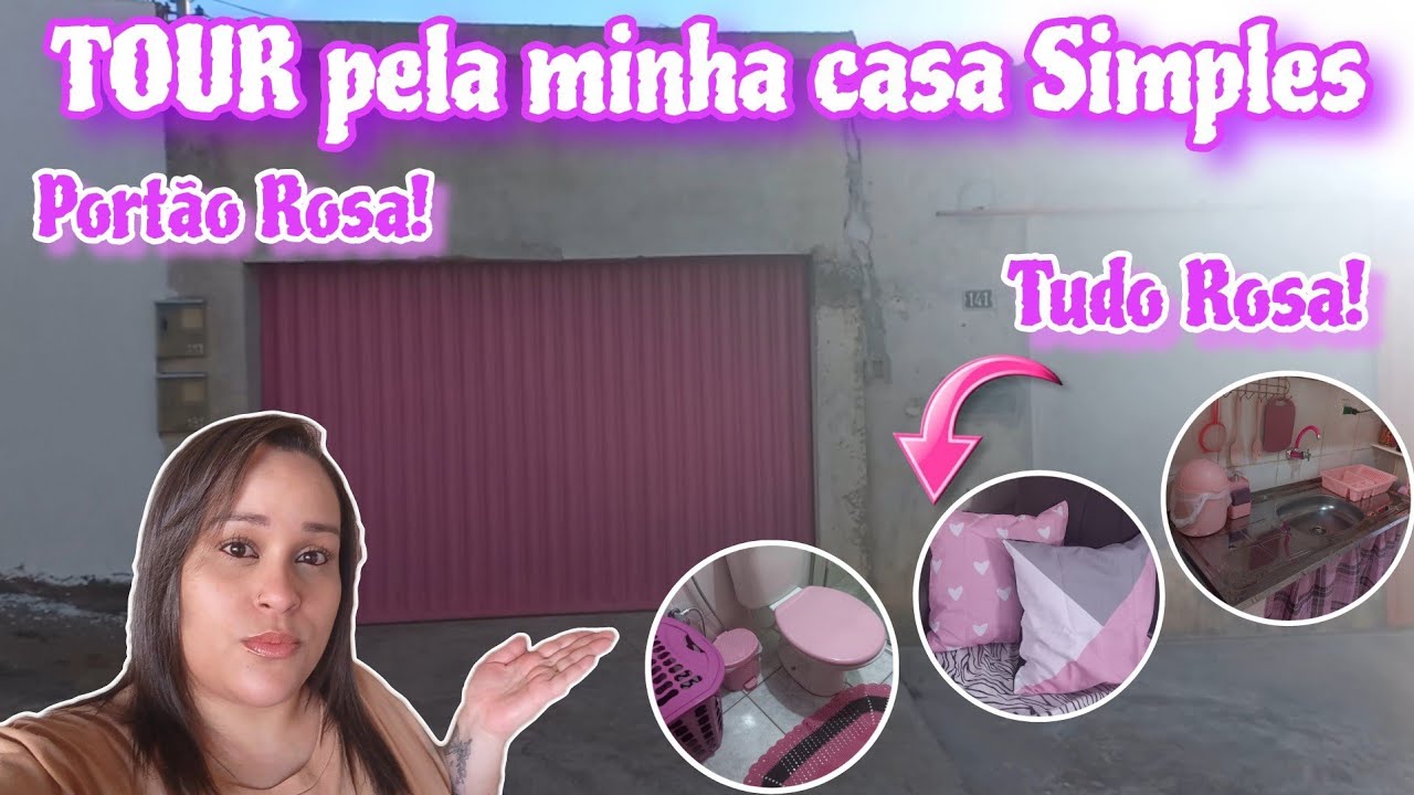 TOUR PELA MINHA CASA ROSA E FOFA 🩷