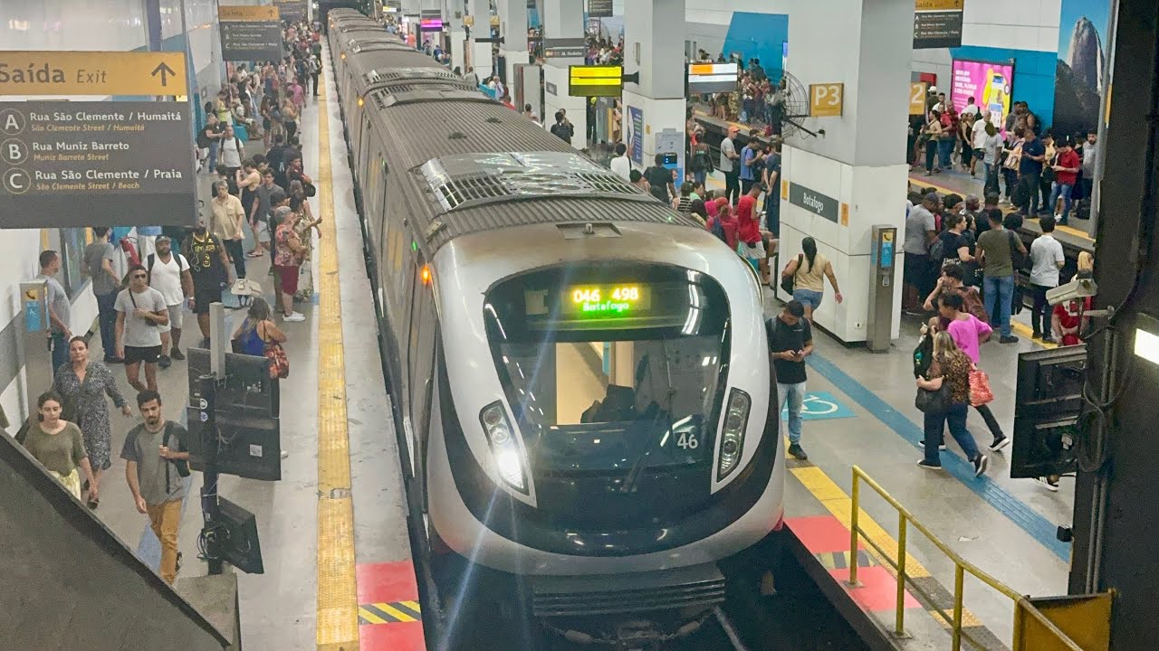 MetrôRio | Central x Botafogo (Linha 2)