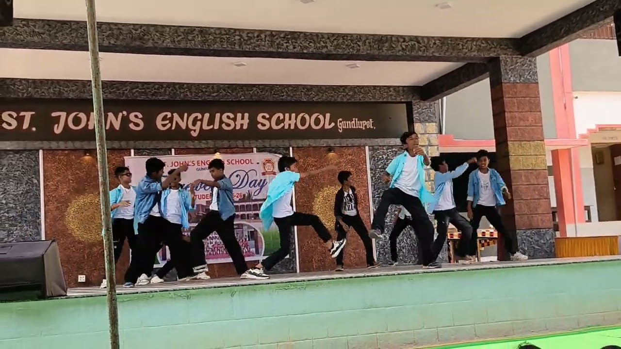 Our 8th boys dance performance for their senior sendup. St John's english school Gundlupet 2025-26