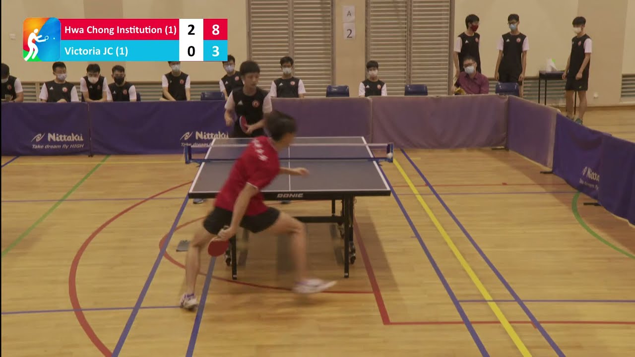 Hwa Chong Institution vs Victoria Junior College | Table Tennis (Team) National A  | NSG 2021