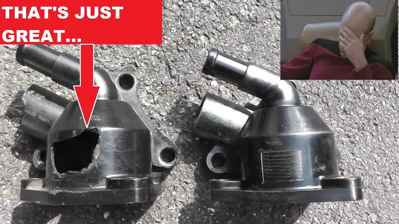 Honda Accord Thermostat Housing Replacement with Basic Hand Tools