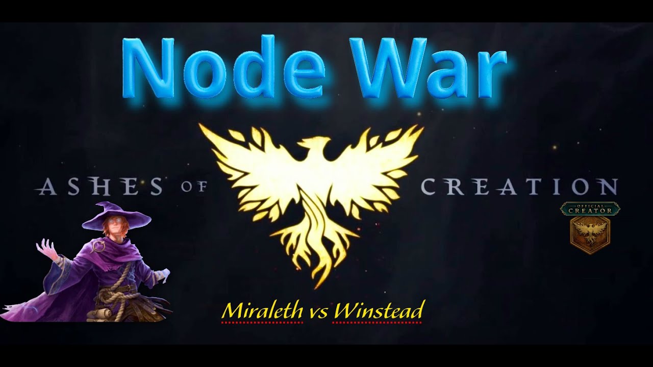 Ashes of Creation NODE WAR highlights Miraleth v Winstead Shol Server | Mage PoV