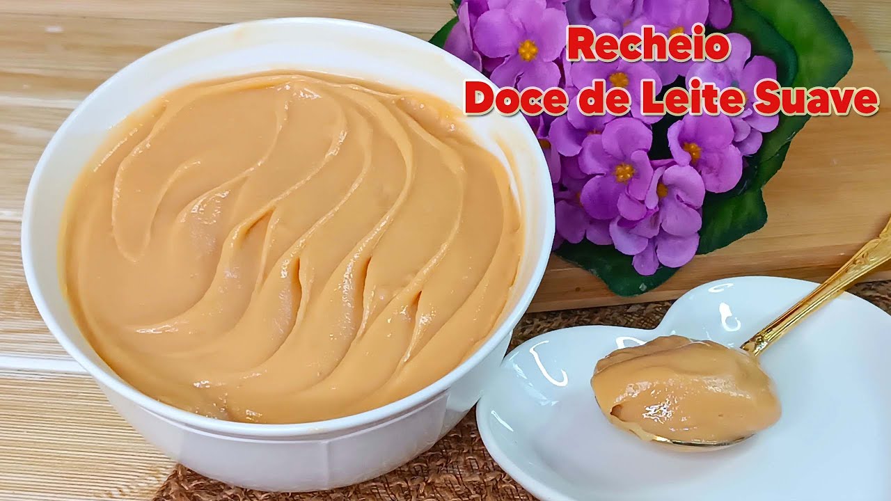Como fazer Recheio de  Doce de Leite Suave - Cremoso e Estruturado