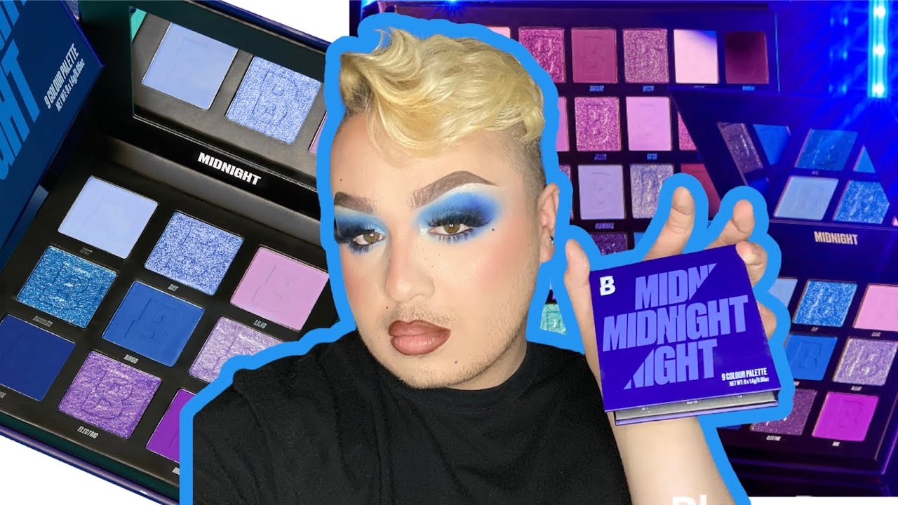 MIDNIGHT * NEW * BEAUTY BAY PALETTE!!! Testing video !! ( watch my TikTok’s )
