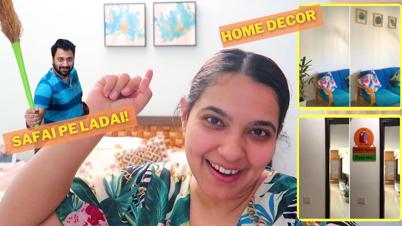 Fighting over Home Chores! | Decorated our home (Home Decor Haul) #LockdownVlog