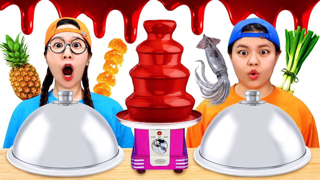 Fire Spicy Fondue Challenge 붉닭 소스 퐁듀 챌린지 TIMI 티미