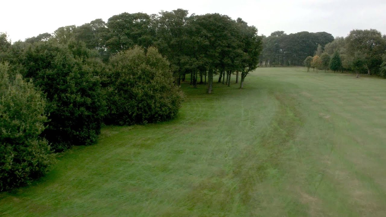 Brancepeth Castle Golf Course Flyover - Hole 16