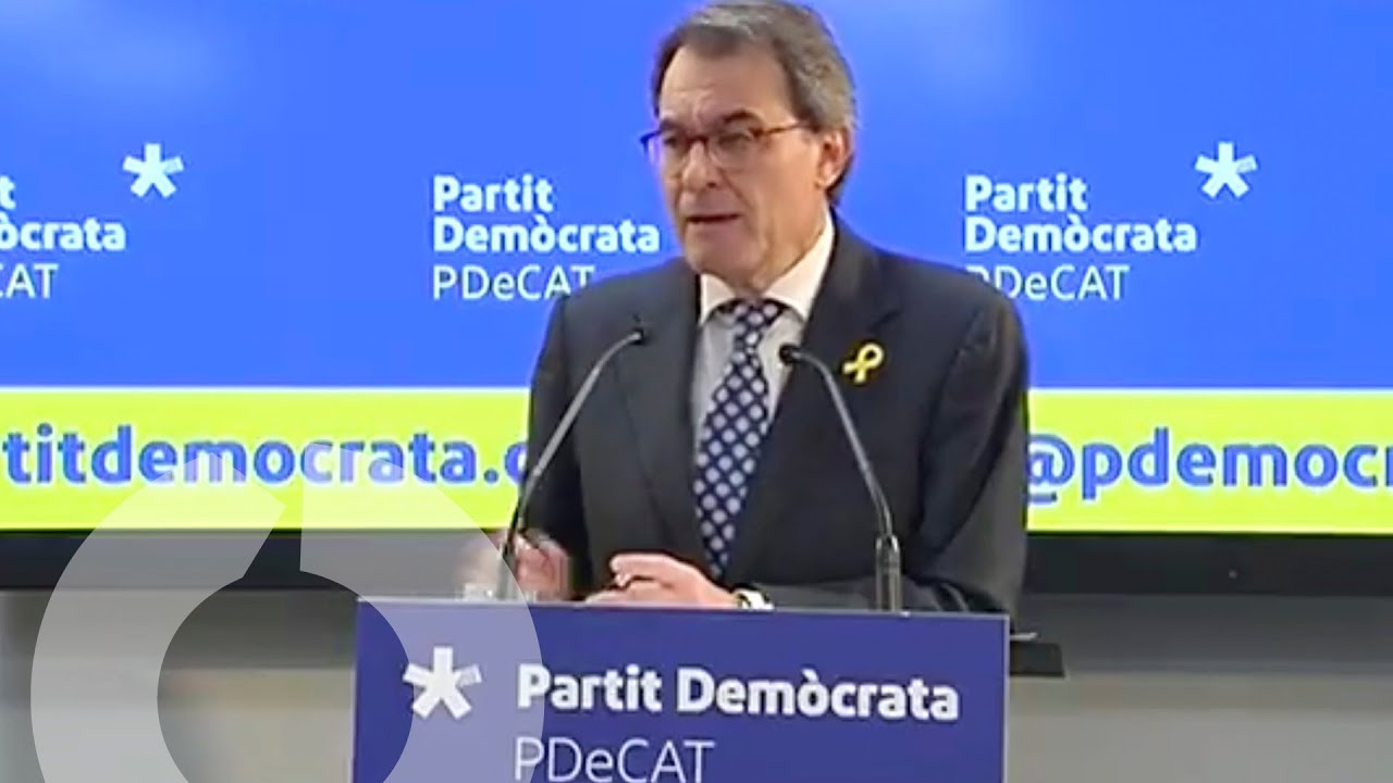 Artur Mas dimite como presidente del PDeCAT