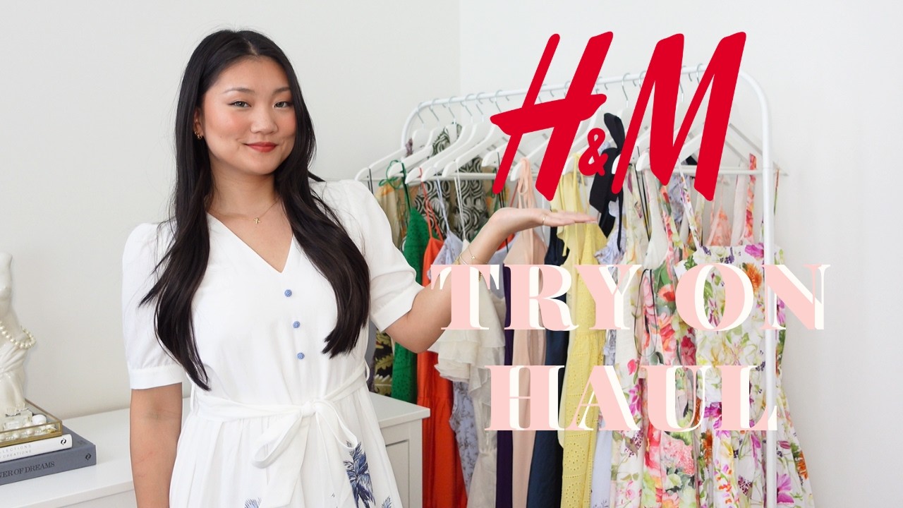H&M NEW IN SUMMER DRESS TRY ON HAUL