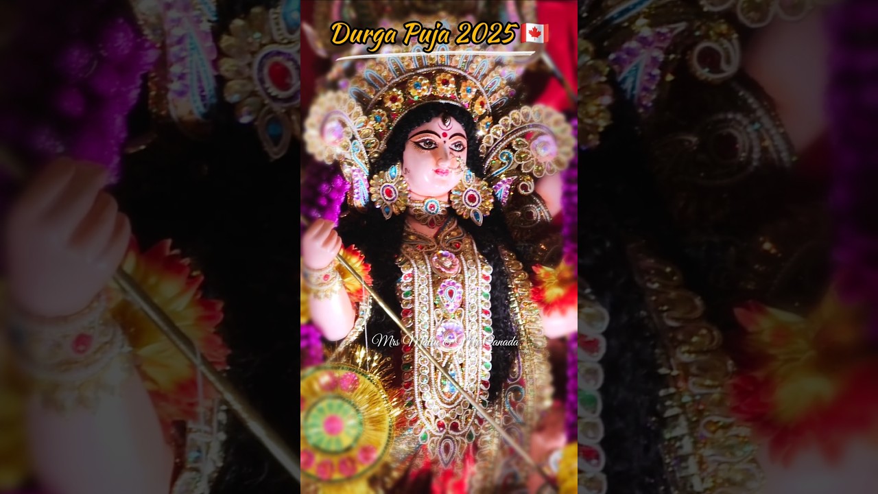 Amar pujo || Durga puja 2025 || Bengali community in Canada 🇨🇦 ||