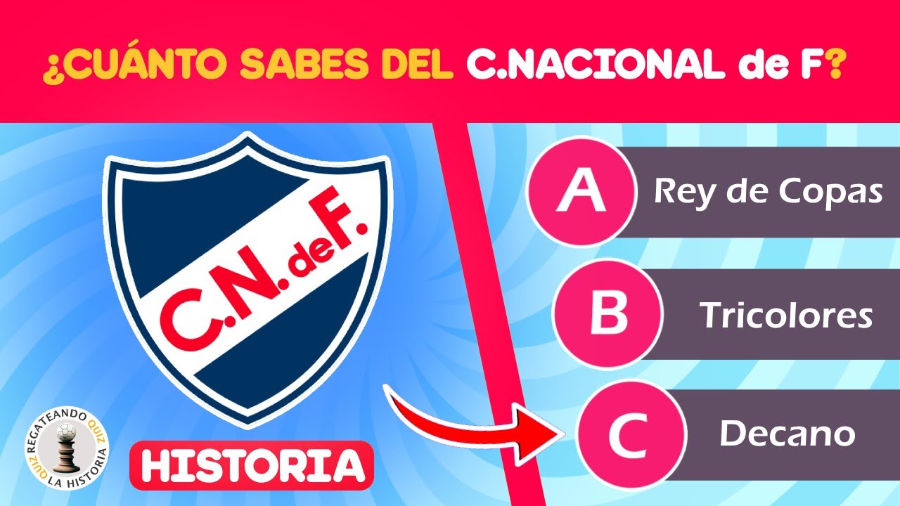 QUIZ 🤓📚 -  ¿ Cuánto sabes de Club Nacional de Football y su historia ? | Regateando La Historia ⚽️