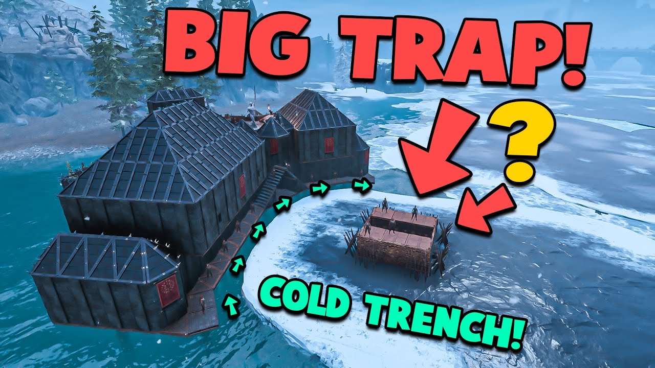Big Trap! | Inaccessible Base Thanks to Cold Trench! | CONAN EXILES