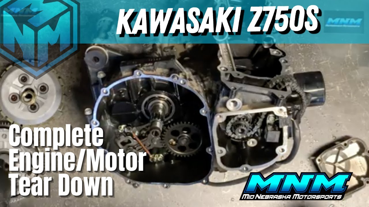 Kawasaki z750s - Complete Engine / Motor  Tear Down