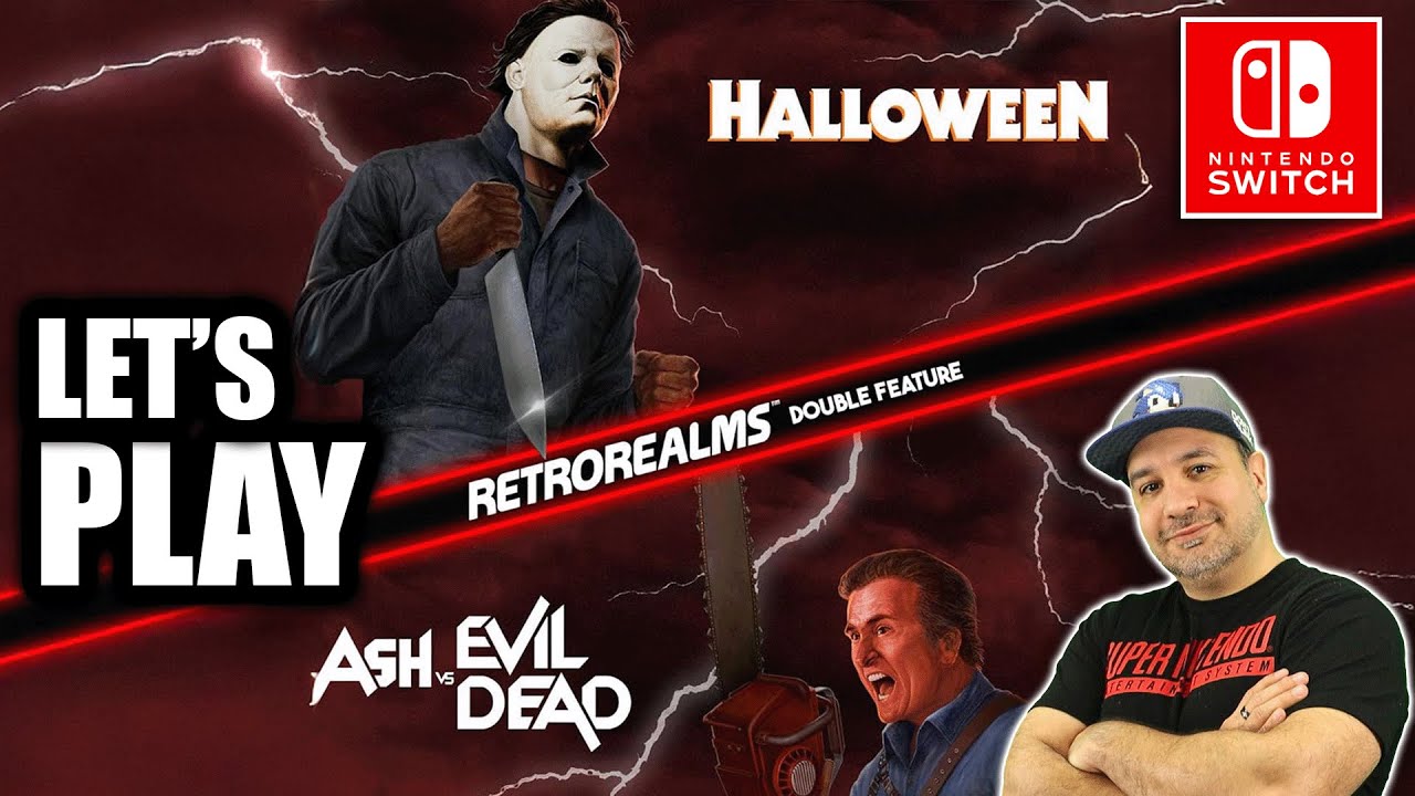 Let's UNBOX & PLAY RetroRealms Halloween + Ash vs Evil Dead Double Feature LIVE First Impressions