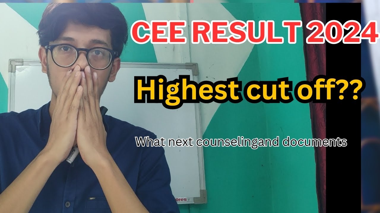CEE 2024 results & unexpected Cutoff | Counseling and documents #cee2024 #ceecutoff #ceecounseling