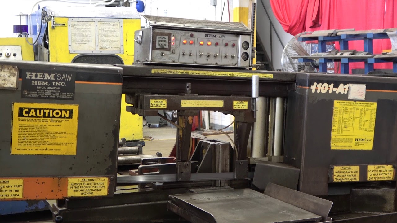 Pre-owned HEM HORIZONTAL AUTOMATIC BAND SAW for sale