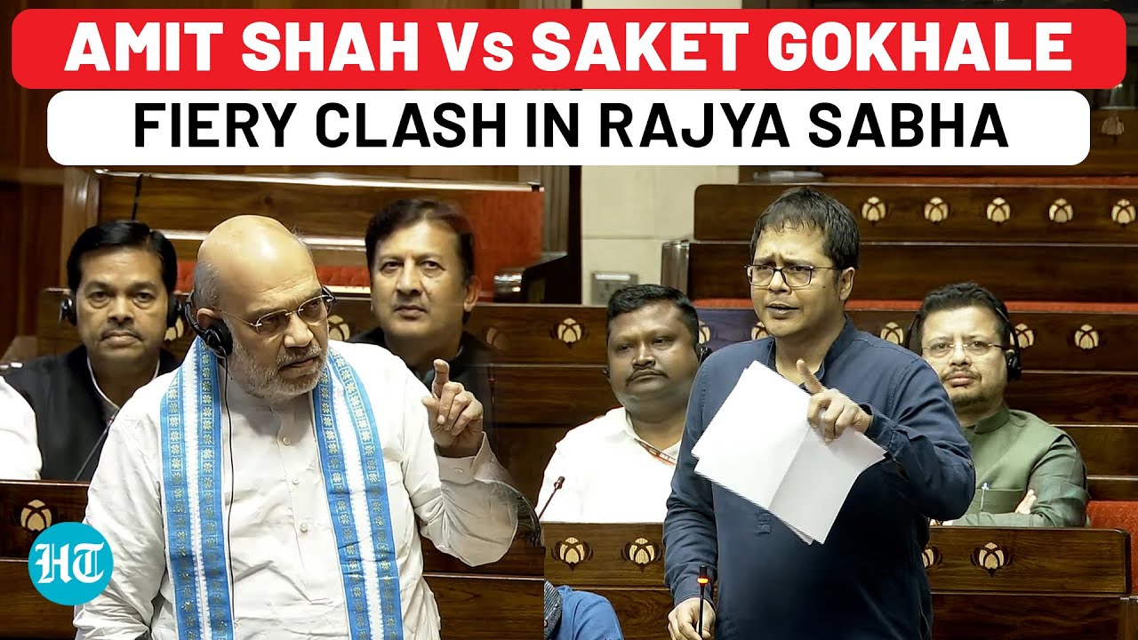 Full Clash: Amit Shah Gets Angry At TMC MP Saket Gokhale Over ‘Dar Gaye’ Remark In Rajya Sabha