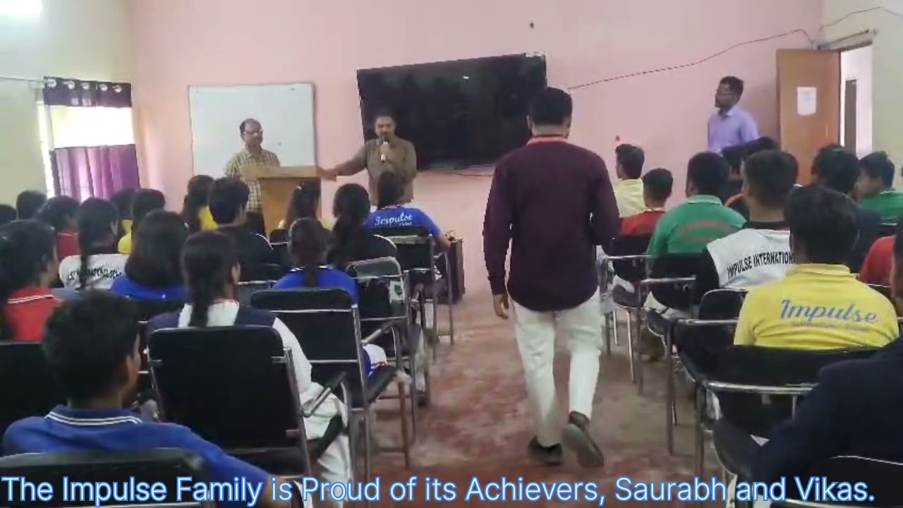 Crlebrating Excellence: Felicitation Ceremony at Impulse for Achievers Vikas and Saurabh