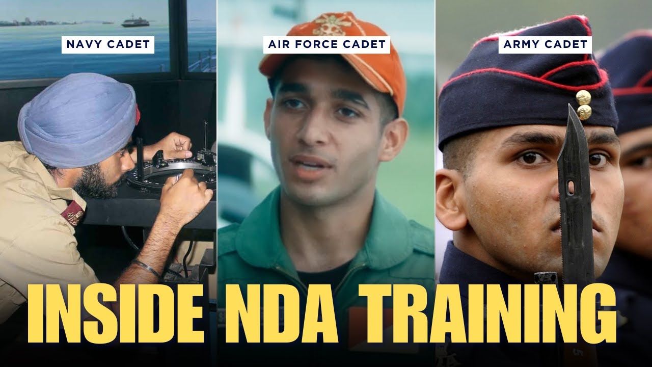How Army, Navy & Air Force Cadets Train in NDA
