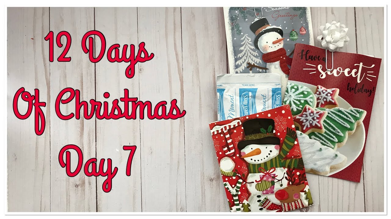 12 Days Of Christmas: Day 7- Hot Cocoa Pouches Using Dollar Tree Cards