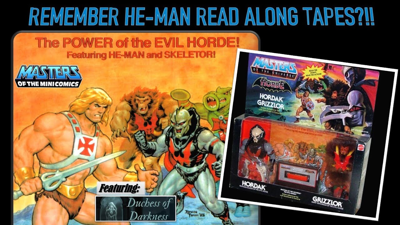 Masters of the Universe &ndash; &ldquo;The Power of the Evil Horde!&rdquo; Mattel book, performed like an 80s cartoon!
