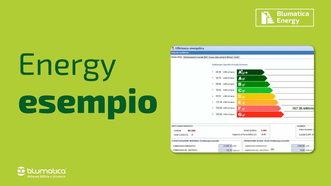 Blumatica Energy: dettagli tecnici e operativi del software per la Certificazione Energetica