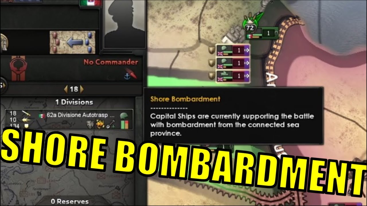 HOI4 Navy Guide | Shore Bombardment