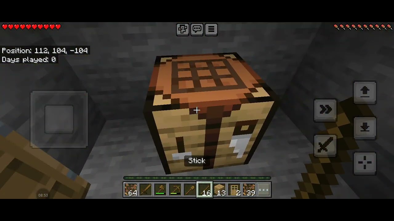 Playing minecraft survival part 1