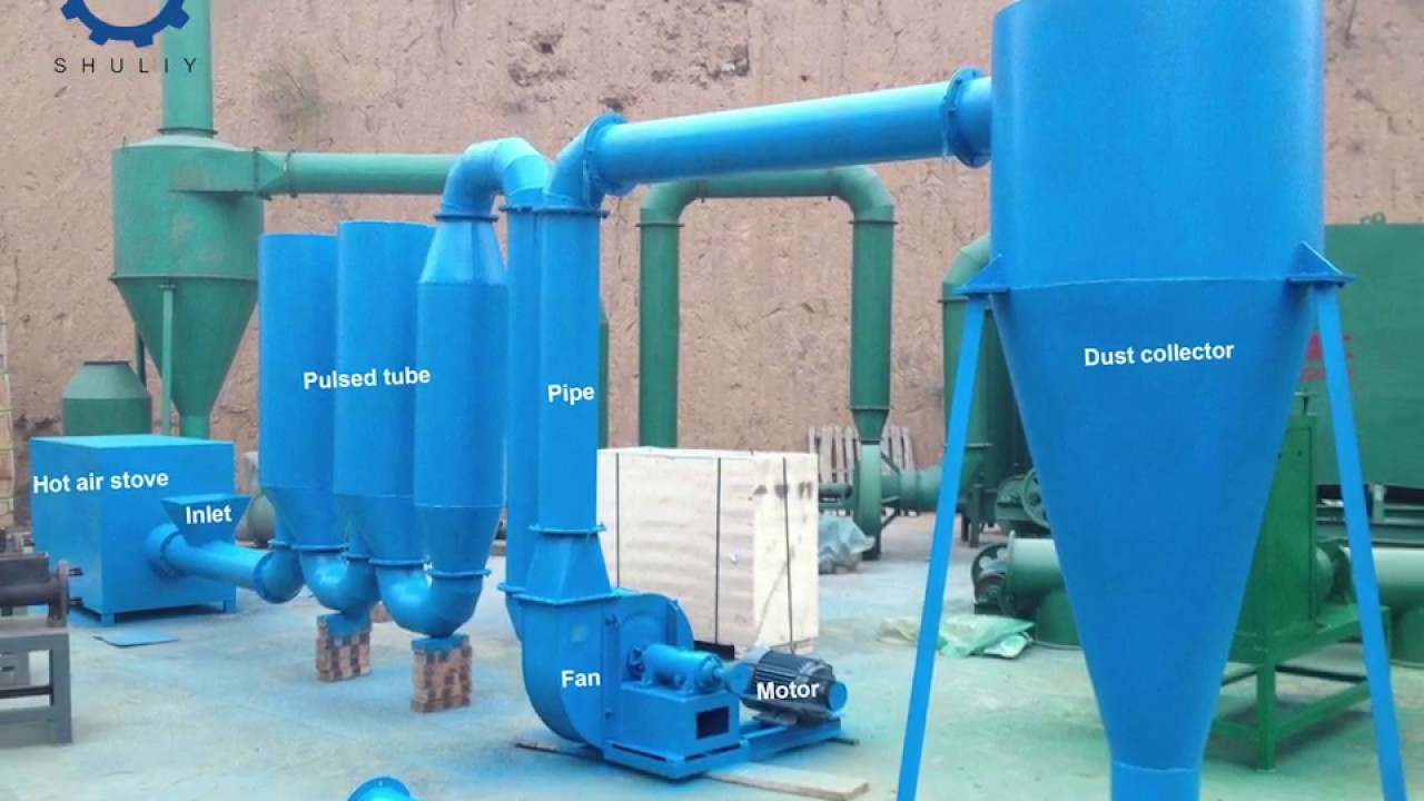 Sawdust Rice Husk Airflow Dryer Machine | Small Drying Machine with Factory Price #SawdustDryer