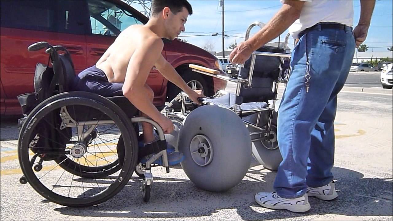 Beach Wheelchair (Wheelchair user) (Paraplegic)