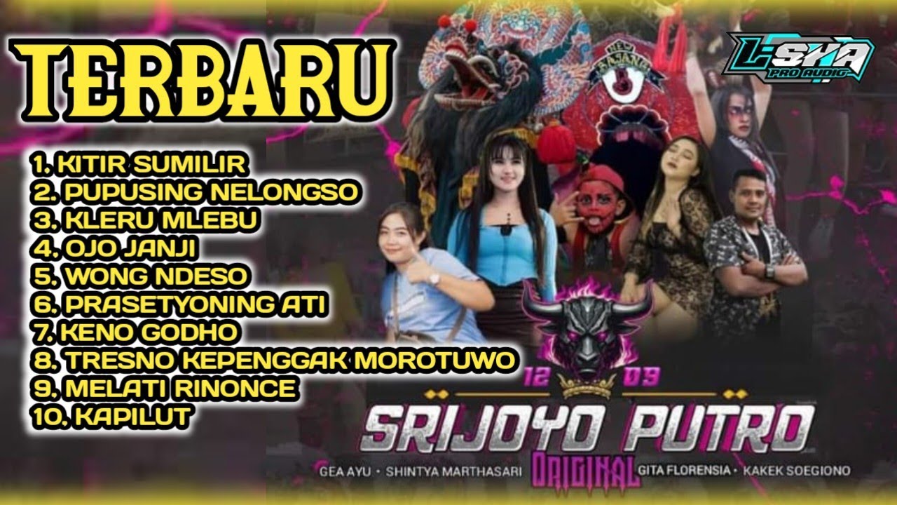 SRIJOYO PUTRO ORIGINAL FULL ALBUM LAGU JARANAN TERBARU 2024