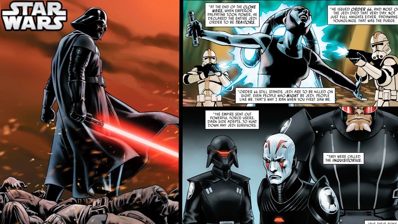 Luke Learns About Vader Executing Order 66 (CANON) - Star Wars Comics